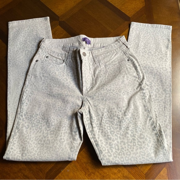 NYDJ Denim - NYDJ leopard print jeans NWT